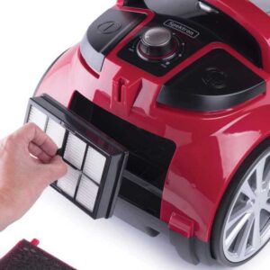 Stilevs Spektron Torbasız Elektrilkli Süpürge Kırmızı Siyah - Görsel 3