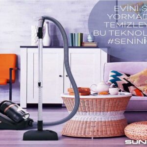 Sunny Excellence Cyclone Süpürge Kırmızı - Görsel 5
