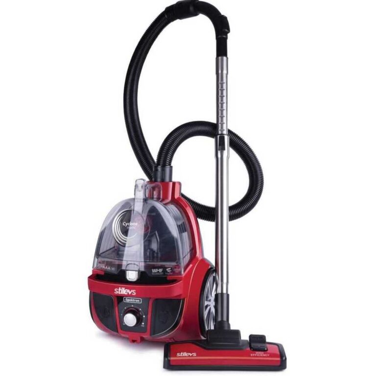 stilevs spektron torbasız elektrikli süpürge siah-kırmızı atılım avmde