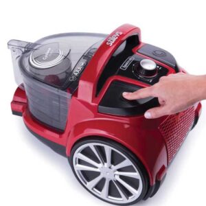 Stilevs Spektron Torbasız Elektrilkli Süpürge Kırmızı Siyah - Görsel 2