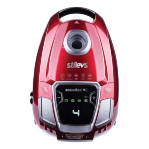 Stilevs Soundless Sessiz Yatık Süpürge Kırmızı - Görsel 3