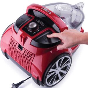 Stilevs Spektron Torbasız Elektrilkli Süpürge Kırmızı Siyah - Görsel 5