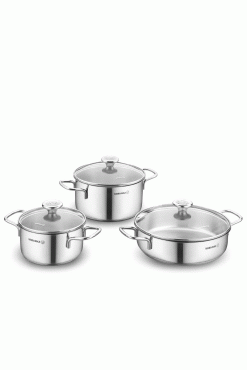 Korkmaz A1092 Alia 6 Parça Tencere Seti