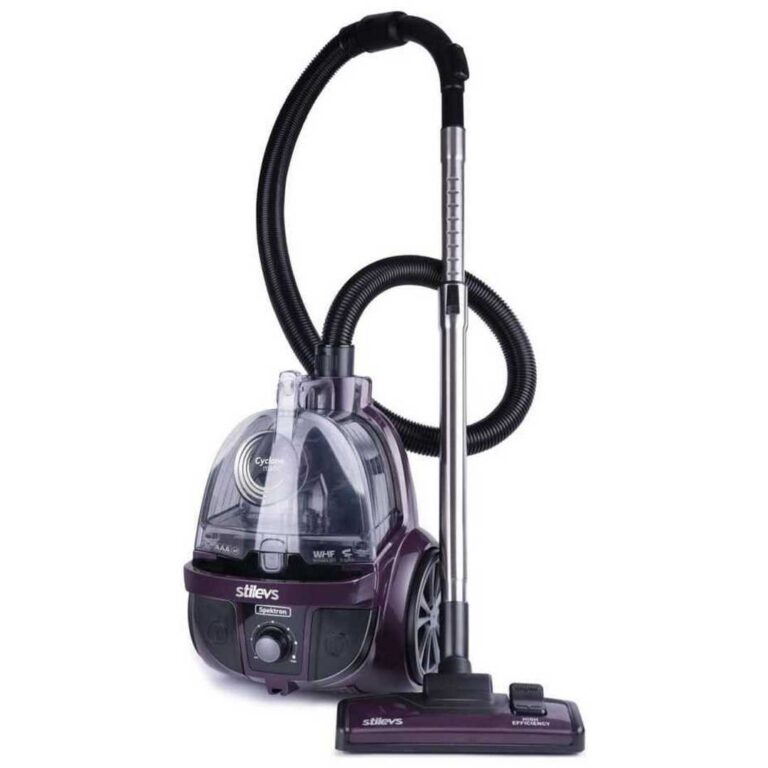 stilevs spektron torbasız elektrikli süpürge siyah-mor atılım avmde