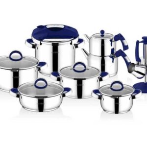 neva n2733 sweet premıum yakamoz 18 parça çelik tencere seti atılım avmde