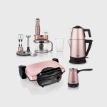 Schafer Kea Elektro Mega Ev Aletleri 4 Lü Set Rose Gold - Görsel 2