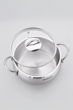 Korkmaz Tombik A1075 24 cm Derin Çelik Tencere - Görsel 3