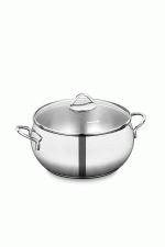 Korkmaz Tombik A1075 24 cm Derin Çelik Tencere