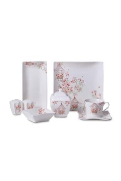 Korkmaz A8588 Link Collection 28 Parça Kahvaltı Takımı KARE