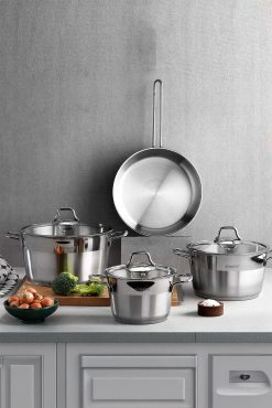 Schafer Vals 7 Parça Çelik Tencere Seti