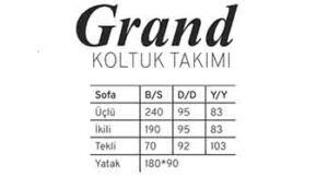 Türkmen Grand Koltuk Takımı - Görsel 6