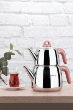 Korkmaz A045-01 Bella Rosegold Çaydanlık Takımı