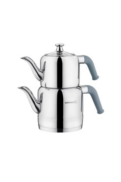 Korkmaz A189-03 Riva Turkuaz Çaydanlık Takımı