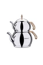 Korkmaz A222 Hanedan Rosegold Çaydanlık Takımı