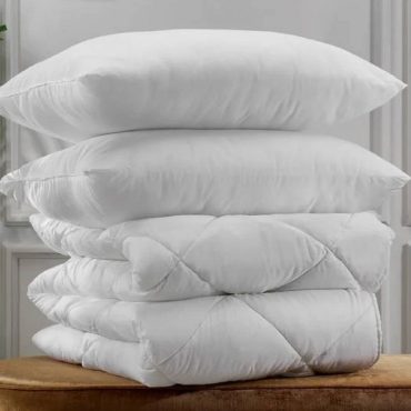 Schafer Microfiber 3 Parça Beyaz Yorgan Yastık Seti