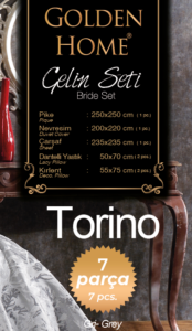 Golden Home Torino Gelin Seti Krem - Görsel 2
