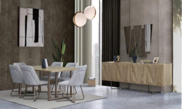 Oslo Ceviz Yemek Odası Takımı ( Sandalyeli )