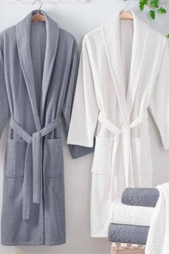 Schafer Home Pera Banyo Seti 6 Parça-Gri/Ekru