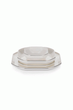 Schafer Graceful Bone Yemek Takımı 56 Parça-Platin - Görsel 3