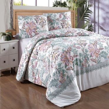 Schafer Home Gardenya Çift Kişilik Nevresim Takımı 4 Parça-Asorti