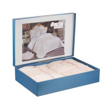 Royal Home Barina Krem Pike Gelin Seti 7 Parça