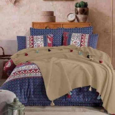 Lusso Battaniyeli Nevresim Takımı Çift Kişilik