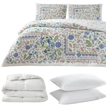 Taç Gracie Ranforce Çift Kişilik Nevresim Takımı Mavi