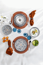 Schafer Iconic Yemek Takımı 24 Parça-Lacivert