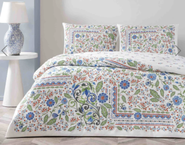 Taç Gracie Ranforce Çift Kişilik Nevresim Takımı Mavi