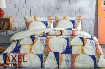 Taç Yeni Sezon Çift Kişilik Nevresim Takımı Axel Mavi