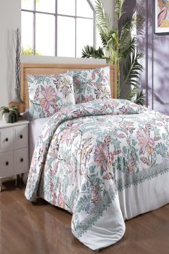 Schafer Home Gardenya Çift Kişilik Nevresim Takımı 4 Parça-Asorti