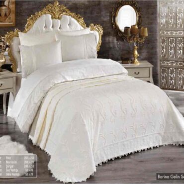 Royal Home Barina Krem Pike Gelin Seti 7 Parça