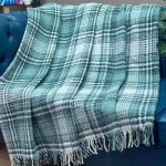 İrina Çift Kişilik Pamuklu Skoç Petek Desenli Tv Battaniyesi 200*220 - Görsel 2