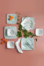 Schafer Earth Yemek Takımı 24 Parça-Yeşil