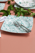 Schafer Earth Yemek Takımı 24 Parça-Yeşil - Görsel 2