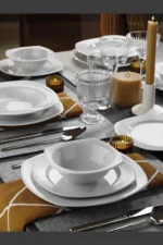 Kütahya Porselen Çisil 24 Parça 6 Kişilik Yemek Seti