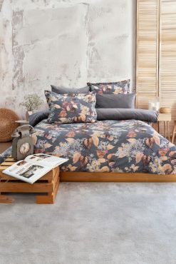 Schafer Home Premium Comfort Çift Kişilik Nevresim Takımı 6 Parça-Gri