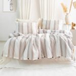 Schafer Home Costa İpliği Boyalı Tek Kişilik Nevresim Takımı 3 Parça-Bej - Görsel 2