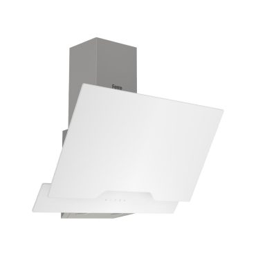 Ferre D064 Beyaz Çift Camlı Girintili Dokunmatik Davlumbaz