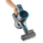 Fakir Inovator X Plus 7286 Dikey Şarjlı Kablosuz Süpürge Akıllı Dijital Ekran Antrasit Blue - Görsel 6