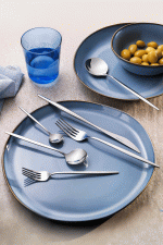 Schafer Hamburg 72 Parça Çatal Kaşık Bıçak Takımı-Gümüş14