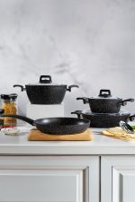 Schafer New Savor Tencere Seti 7 Parça-Siyah