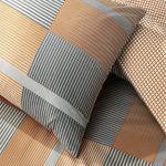 Taç Miles Ranforce Tek Kişilik Nevresim Takımı Turuncu - Görsel 2