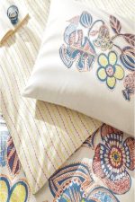 Taç Cecilia Ranforce Çift Kişilik Nevresim Takımı Mavi - Görsel 2