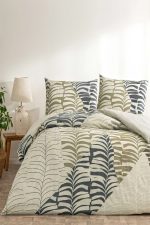 Taç Ella Ranforce Tek Kişilik Nevresim Takımı Kahverengi