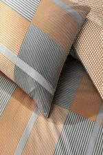 Taç Miles Ranforce Tek Kişilik Nevresim Takımı Turuncu - Görsel 2