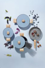 SCHAFER Toscana Döküm Tencere Seti 7 Parça-Mavi