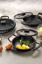 SCHAFER Hektör 3'lü Döküm Sahan Seti 6 Parça Siyah - Görsel 2