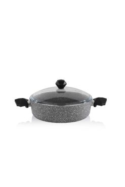 SCHAFER Cory Y.Y. Basık Tencere – 24 cm – Gri