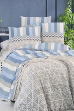 TAÇ Kristal Cotton Terry Nevresim Takımı – Çift Kişilik, Yumuşak ve Şık Tasarım
